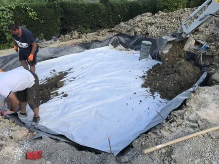 Construction de piscine, chantier 7, BTP Concept